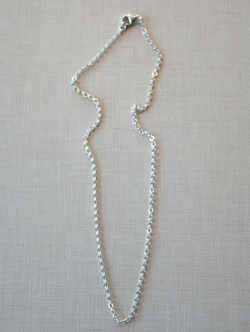 Petite Silver Chain Necklace