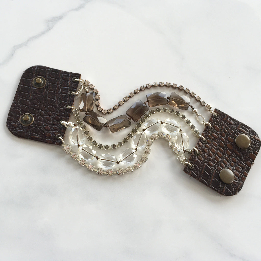 Leather & Lace Bracelet
