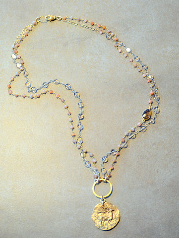 Golden Sunstone Necklace