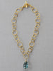 Forest Green Teardrop Necklace