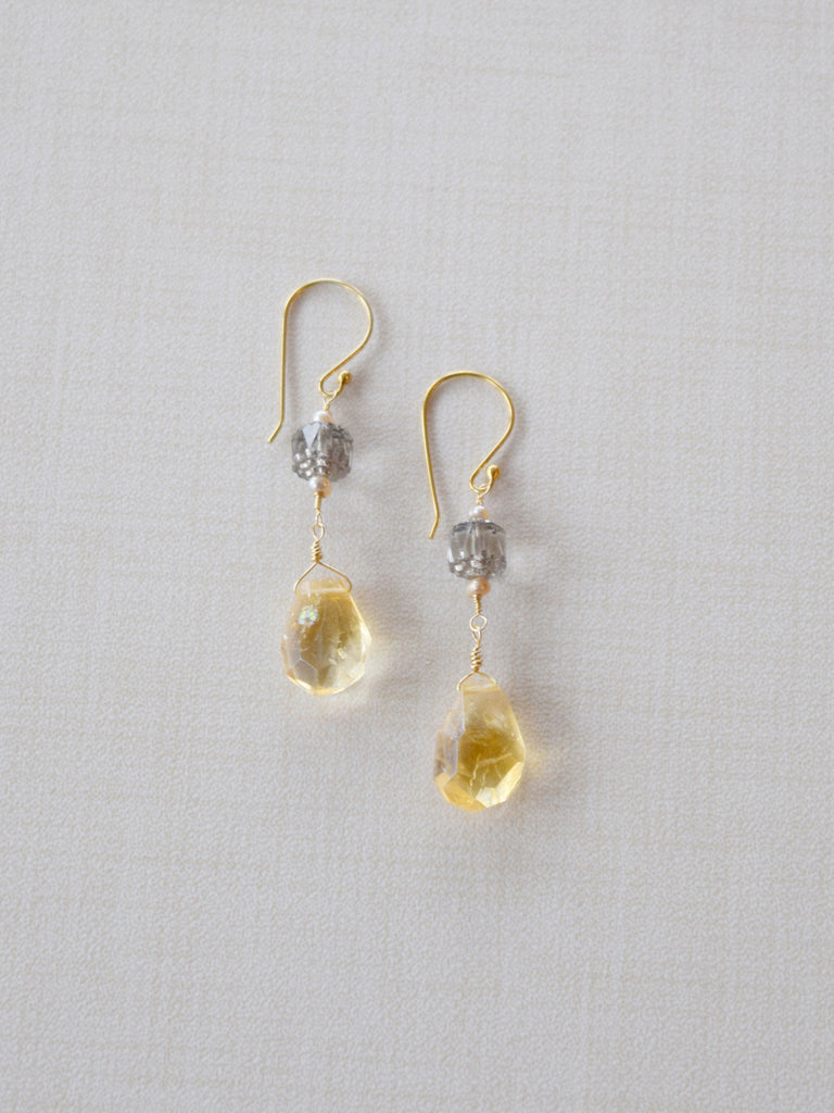 Citrine Sparkle Earrings